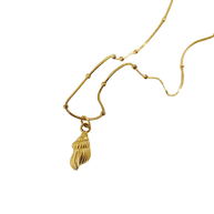 18K Gold Plated Coastal Conch Necklace