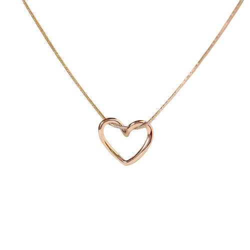 18K Gold Plated Ophelia Heart Necklace