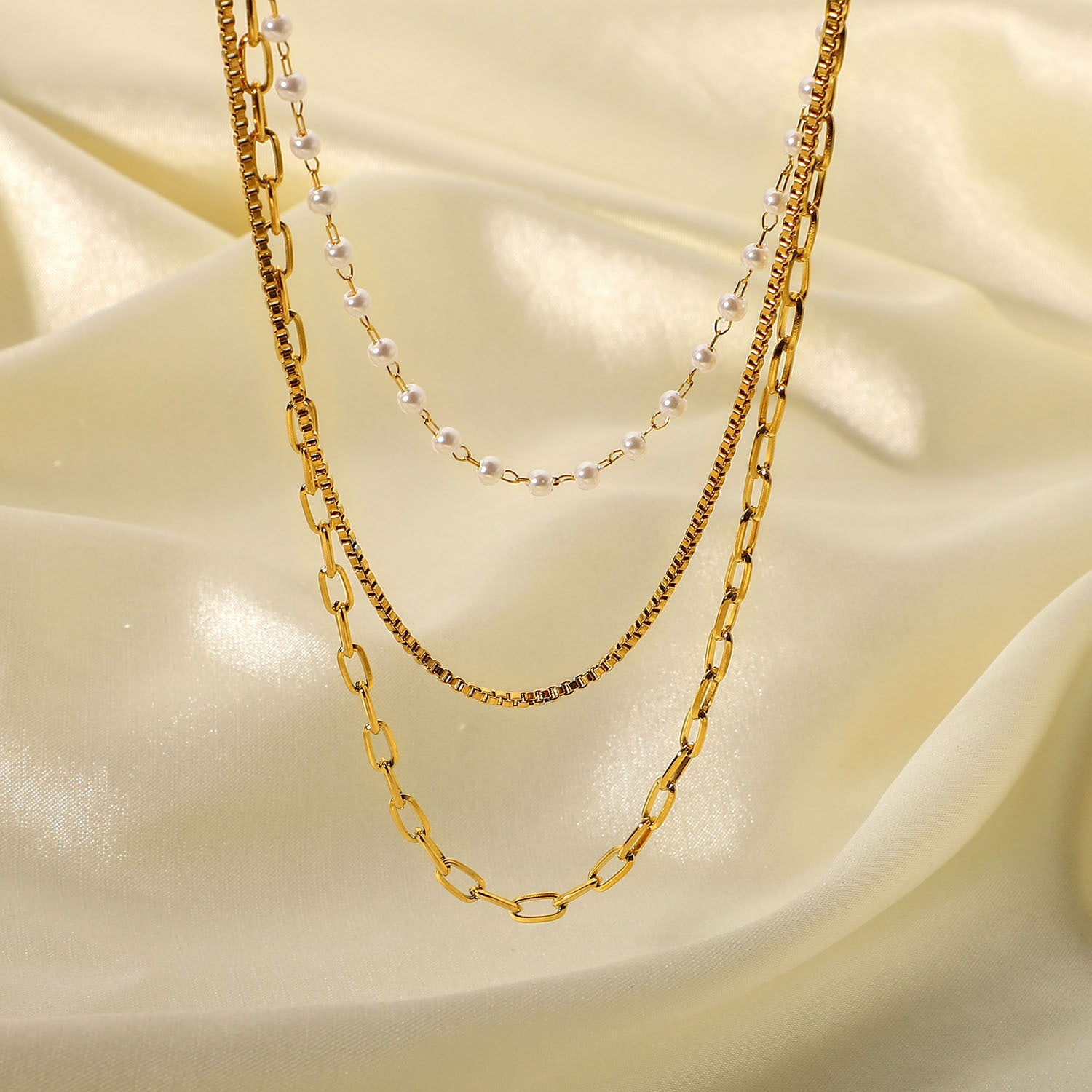 Fashion Layered Gold Necklace - My Store