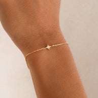 Sterling Silver Star Bracelet - My Store