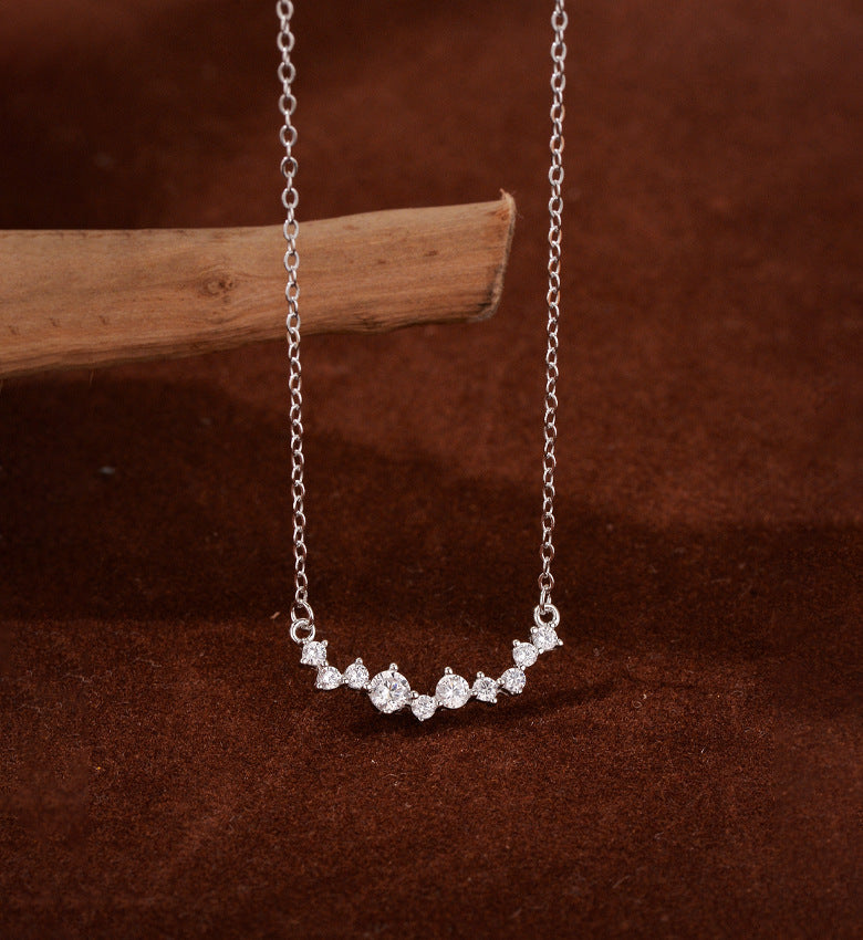 Chloé Sterling Silver Zircon Necklace