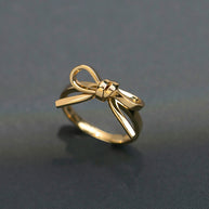 Golden Bow Ring - My Store