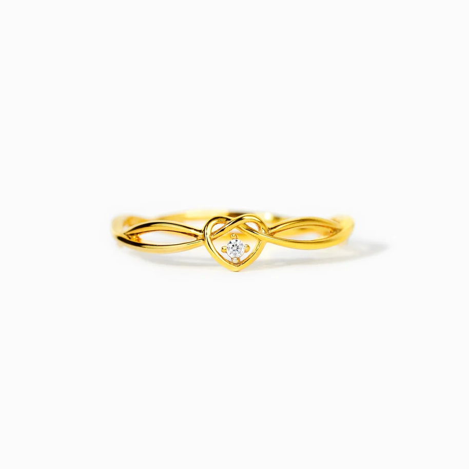 Amara Sterling Silver Heart Shape Ring