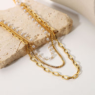 Fashion Layered Gold Necklace - My Store