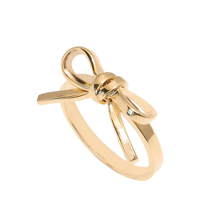 Golden Bow Ring - My Store