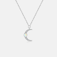 Sterling Silver Luna Necklace - My Store