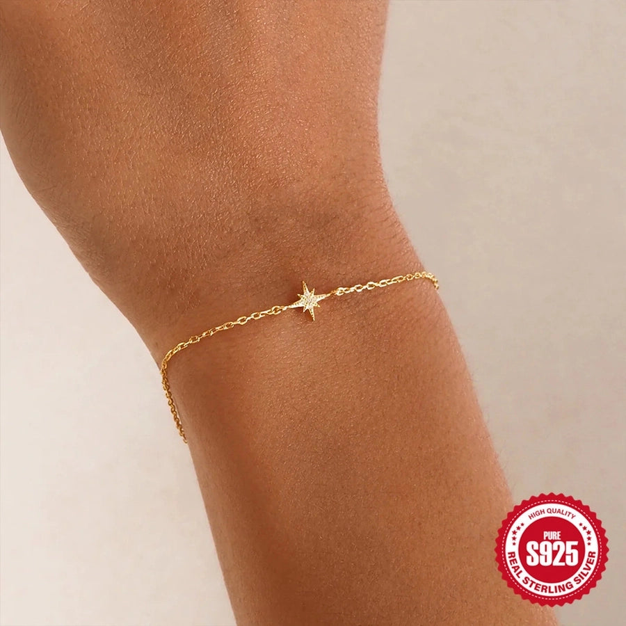 Sterling Silver Star Bracelet - My Store