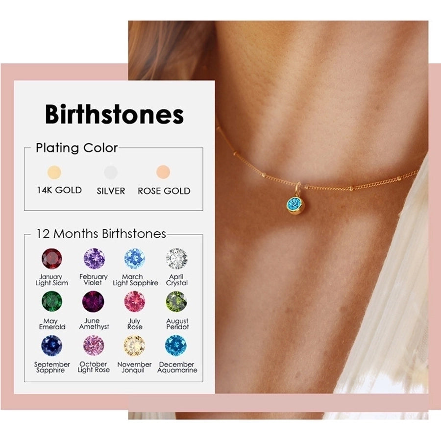 Birthstone Necklace - My Store