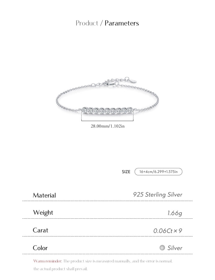 Aurora Moissanite Bracelet