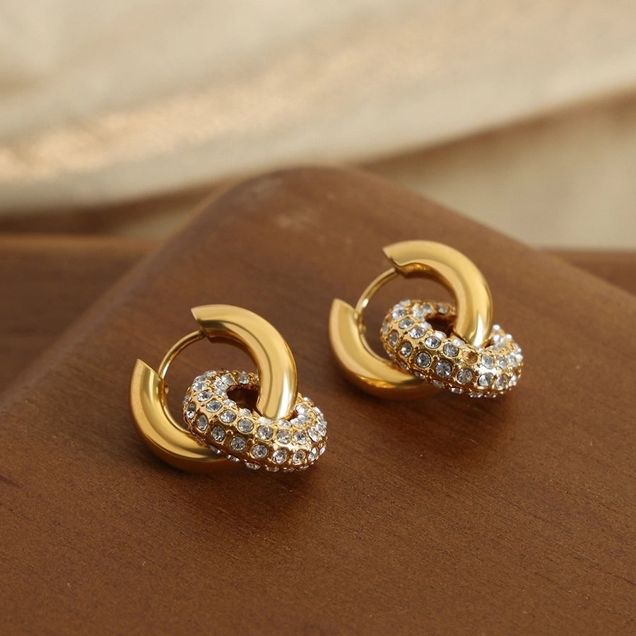 Mini Diamond Hoop Earrings - My Store