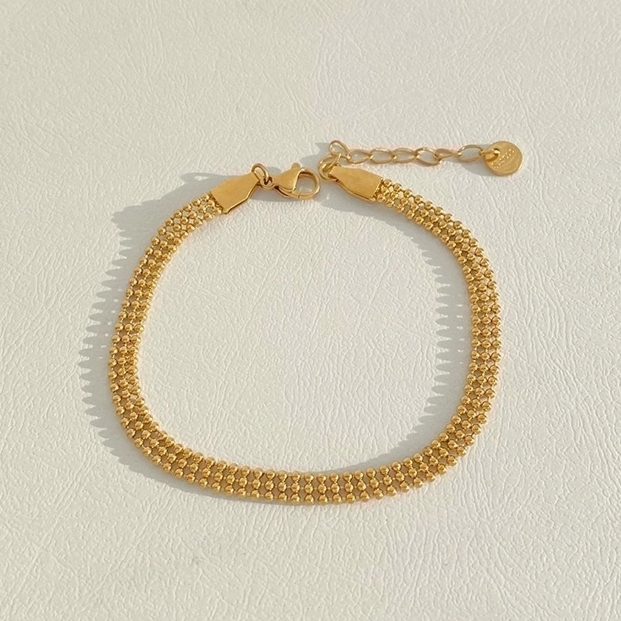 Geometric Gold Plated Casual Bracelet - My Store