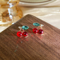 Sweet Cherry Ear Studs