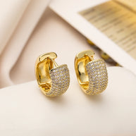 Golden Prism Zircon Studs - My Store