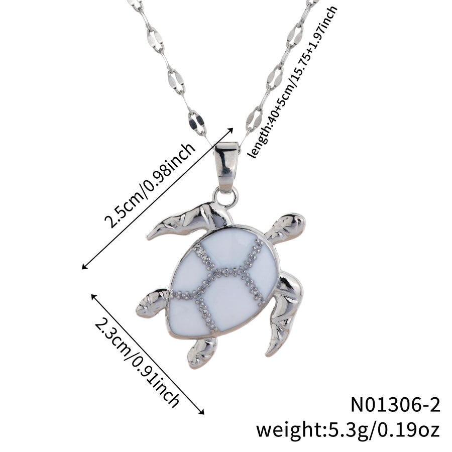 Tortoise Pendant Necklace