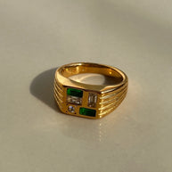 Retro Geometric Ring - My Store