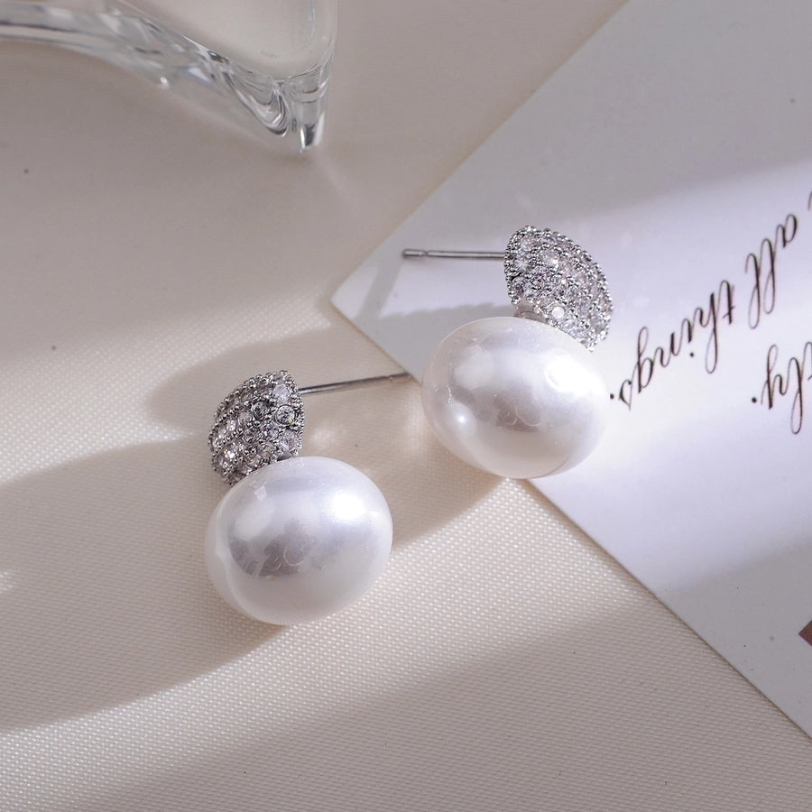 Lila Pearl Earrings