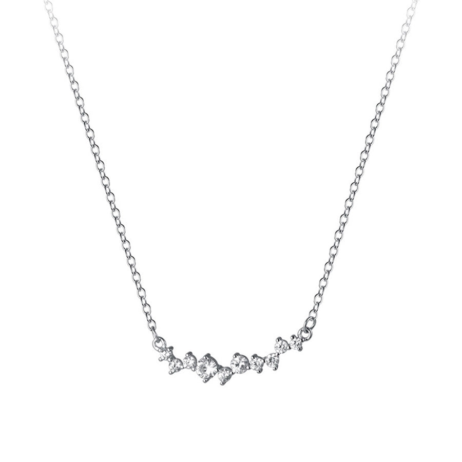 Chloé Sterling Silver Zircon Necklace