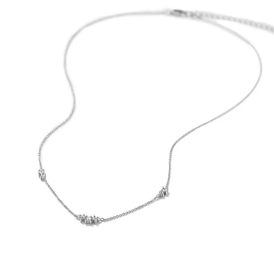 Alice Sterling Silver Zircon Necklace