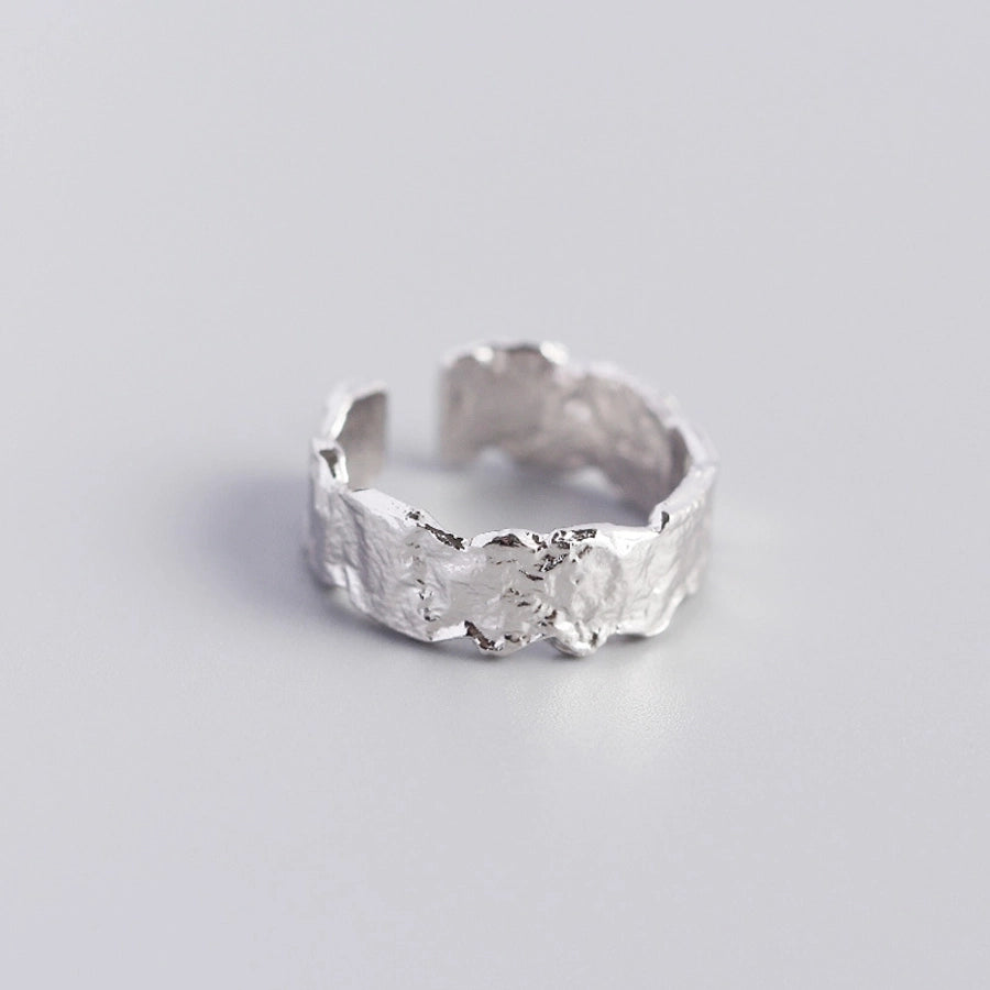 French-Style Sterling Silver Irregular Ring - My Store