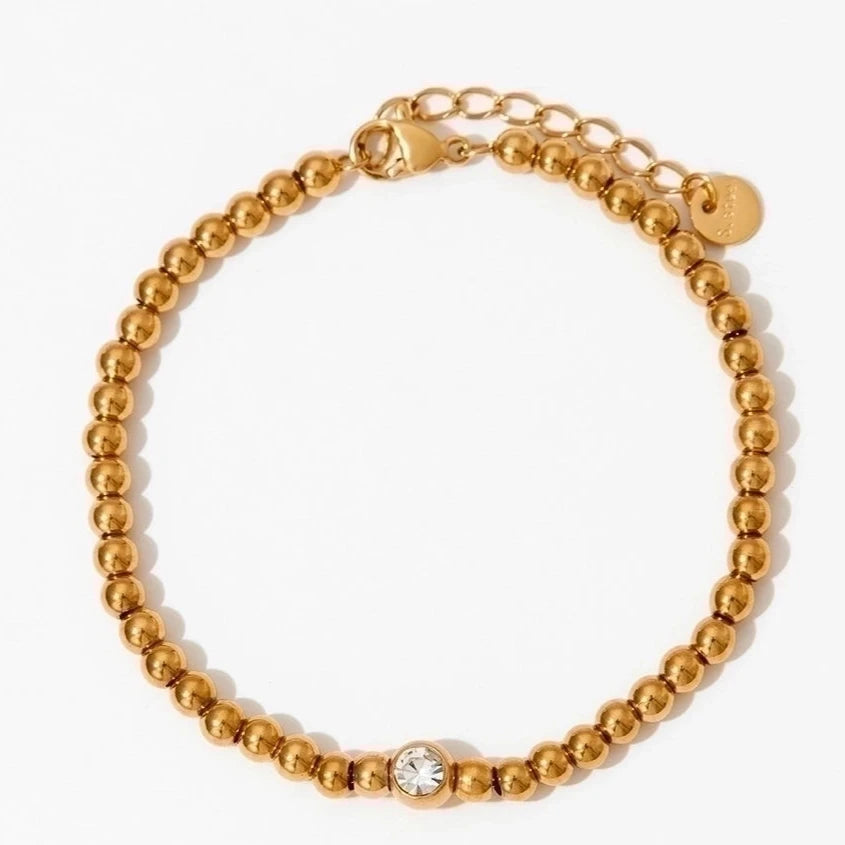 Geometric Gold Plated Casual Bracelet - My Store