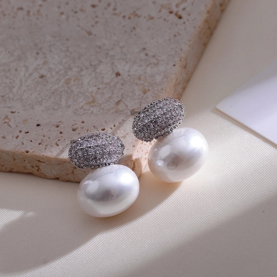 Lila Pearl Earrings