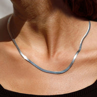 Sterling Silver Sleek Necklace - My Store