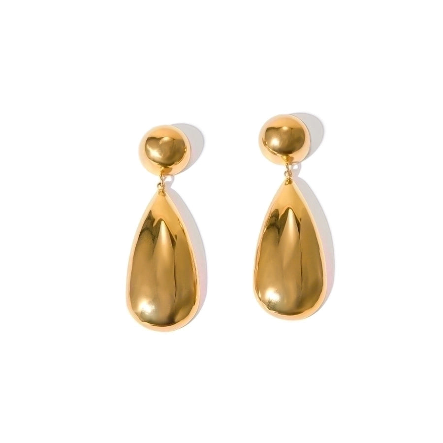 Gold Water Droplet Earrings - My Store