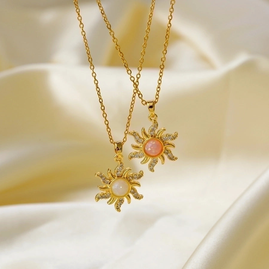 Gold Sun Necklace - My Store