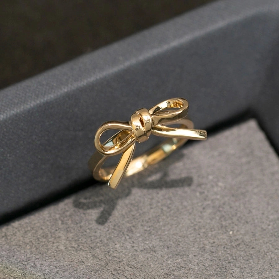 Golden Bow Ring - My Store