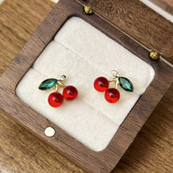 Sweet Cherry Ear Studs