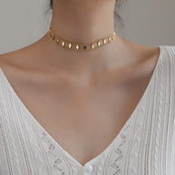 Double-Layer Gold Clavicle Necklace - My Store