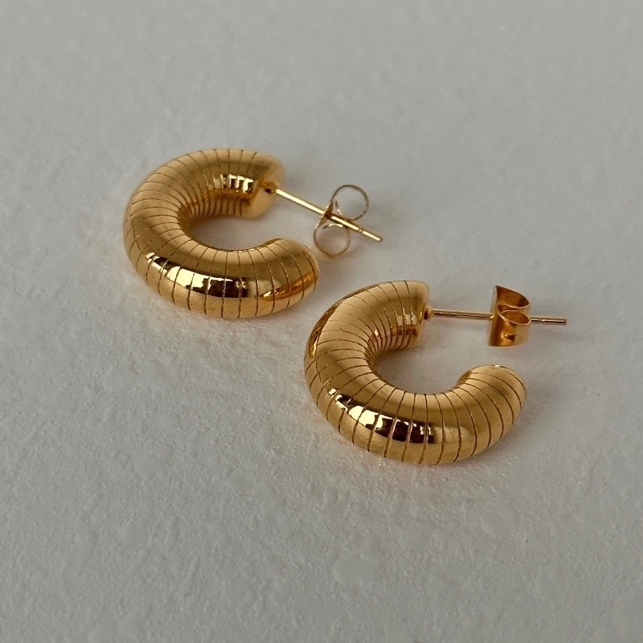 Heliora Gold Ear Studs - My Store