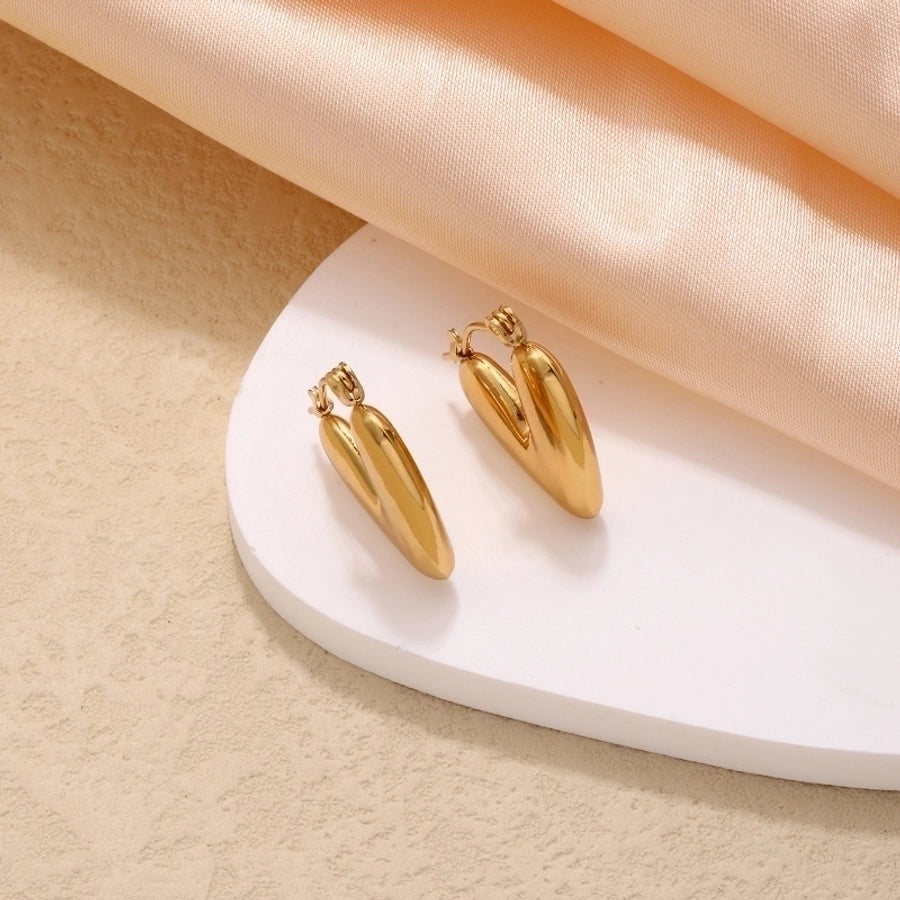 Vintage Gold Heart-Shaped Ear Clips - My Store