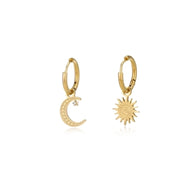 Moon & Sun Earrings - My Store