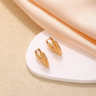 Vintage Gold Heart-Shaped Ear Clips - My Store