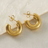 Heliora Gold Ear Studs - My Store