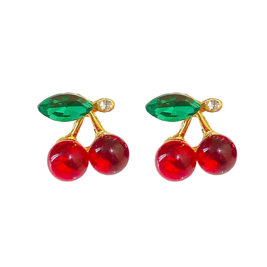 Sweet Cherry Ear Studs