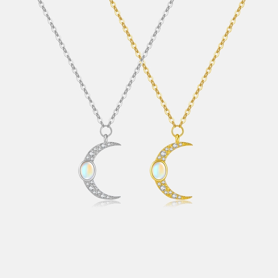 Sterling Silver Luna Necklace - My Store