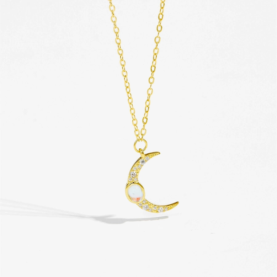 Sterling Silver Luna Necklace - My Store