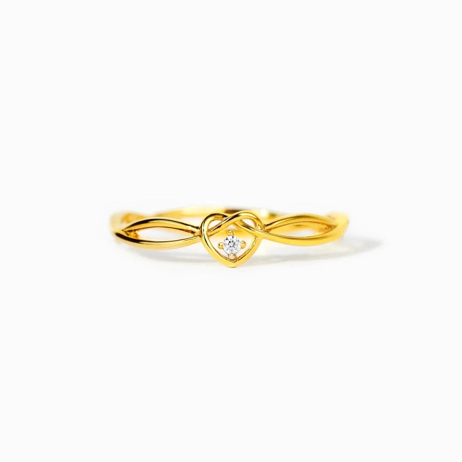 Amara Sterling Silver Heart Shape Ring