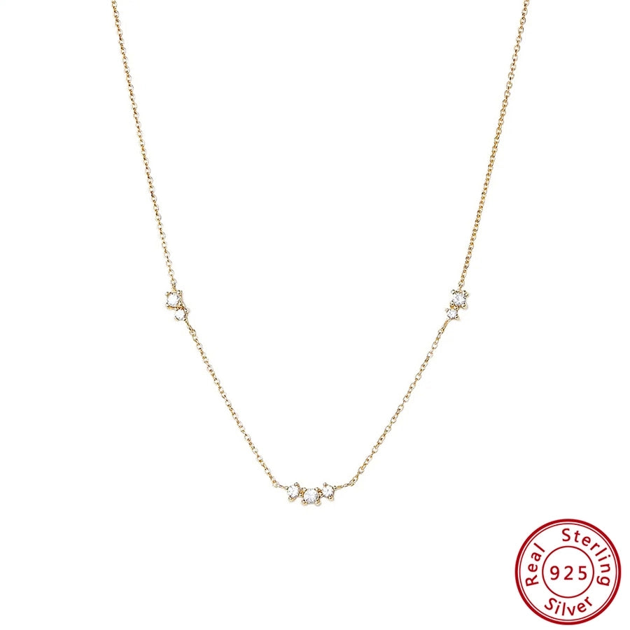 Alice Sterling Silver Zircon Necklace