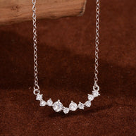 Chloé Sterling Silver Zircon Necklace