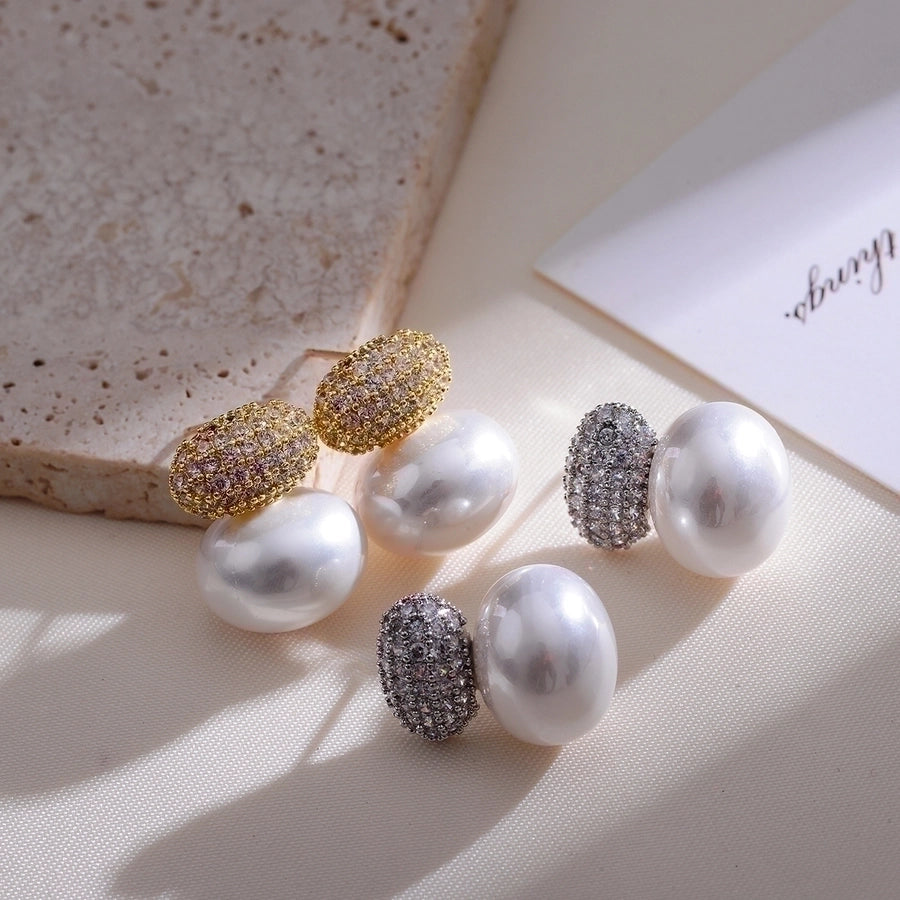 Lila Pearl Earrings