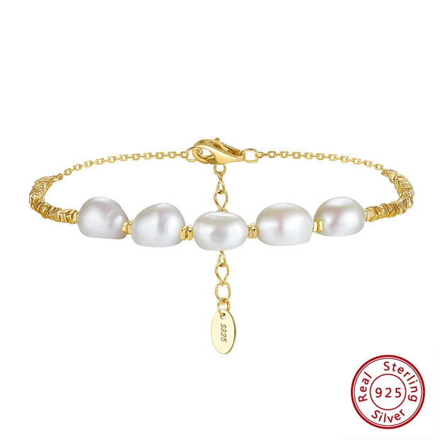 Yvonne Freshwater Pearl Sterling Silver Bracelets