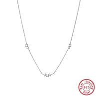 Alice Sterling Silver Zircon Necklace