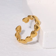 Sweet Heart Gold Ring - My Store