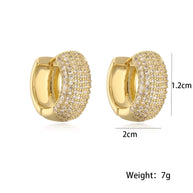 Golden Prism Zircon Studs - My Store